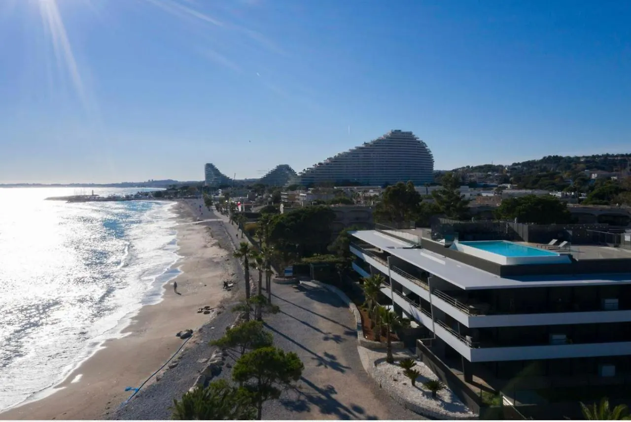 Residence Pearl Beach - Seaside Rooftop Pool Villeneuve-Loubet